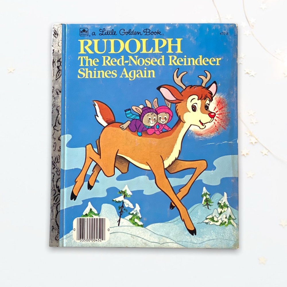 Rudolph the Red-Nosed Reindeer Shines Again,  Rudolph, Vintage Christmas, Book